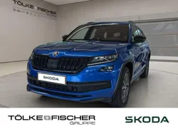Blau Gebraucht 2021 Skoda Kodiaq SportLine SUV | 37.489 € (Etwas zu teuer)