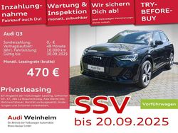 Mythosschwarz metallic Gebraucht 2024 Audi Q3 S-Line SUV | 42.790 € (Teuer)