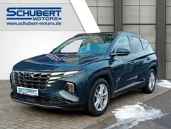 Teal blue / met Gebraucht 2021 Hyundai Tucson Trend SUV | 30.900 € (Teuer)