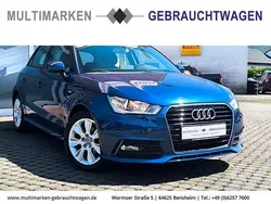 Blau Gebraucht 2015 Audi A1 Sportback S-Line Kleinwagen | 12.490 € (Fairer Preis)