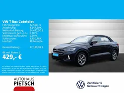 Schwarz Gebraucht 2024 VW T-Roc Cabriolet R-line Cabrio | 32.590 € (Guter Preis)