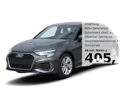 Grau Gebraucht 2024 Audi A3 Sportback S-Line Limousine | 38.749 € (Fairer Preis)