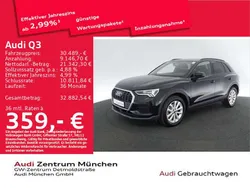 Mythosschwarz metallic Gebraucht 2022 Audi Q3 S-Line SUV | 30.489 € (Guter Preis)