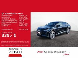 Mythosschwarz metallic Gebraucht 2025 Audi Q4 Sportback e-tron Ambiente SUV | 45.690 € (Superpreis)