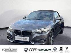 Mineralgrau metallic (metallic) Gebraucht 2019 BMW 220 Sport Line Cabrio | 22.650 € (Guter Preis)