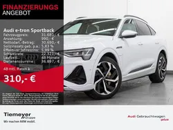 Weiß Gebraucht 2022 Audi e-tron Sportback S-Line SUV | 31.680 € (Guter Preis)