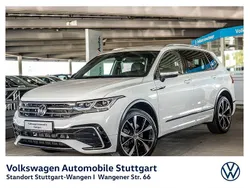 Pure white Gebraucht 2022 VW Tiguan Allspace R-line SUV | 35.930 € (Fairer Preis)