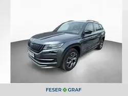Quarzgrau metallic Gebraucht 2021 Skoda Kodiaq SportLine SUV | 34.880 € (Etwas zu teuer)