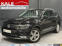Schwarz metallic (deep black perleffekt) Gebraucht 2016 VW Tiguan Highline SUV | 16.890 € (Fairer Preis)