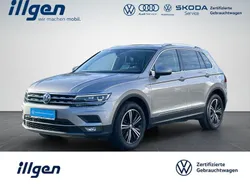 Silber / tungsten silver (metallic) Gebraucht 2020 VW Tiguan Highline SUV | 28.560 € (Superpreis)