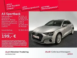 Silber Gebraucht 2024 Audi A3 Sportback Advanced Limousine | 30.533 € (Guter Preis)