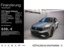 Pyritsilber metallic Gebraucht 2024 VW Tiguan Allspace R-line SUV | 47.890 € (Etwas zu teuer)
