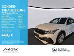 Weiß (oryxwhite perlmutteffekt) Gebraucht 2022 VW Tiguan Allspace Style SUV | 37.440 € (Fairer Preis)