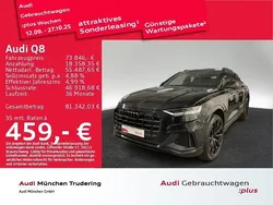 Mythosschwarz metallic Gebraucht 2023 Audi Q8 Competition SUV | 73.846 € (Guter Preis)