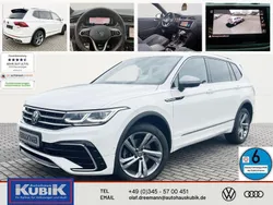 Oryxweiß perlmutteffekt Gebraucht 2022 VW Tiguan Allspace R-line SUV | 47.850 €