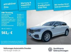 Pure white Gebraucht 2023 VW Touareg Elegance SUV | 54.890 € (Guter Preis)