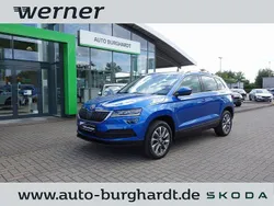Raceblau Gebraucht 2021 Skoda Karoq Clever SUV | 22.890 € (Fairer Preis)
