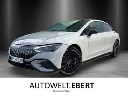 Manufaktur alpingrau uni Gebraucht 2023 Mercedes EQE AMG 43 AMG Limousine | 77.770 €