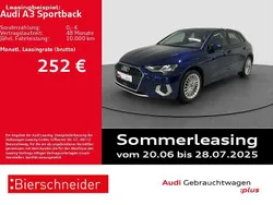 Blau Gebraucht 2024 Audi A3 Sportback Advanced Limousine | 27.989 € (Superpreis)