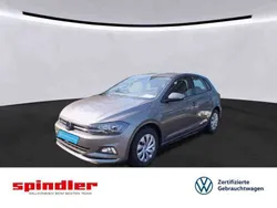 Grau (limestone grey metallic) Gebraucht 2021 VW Polo Highline Limousine | 16.391 € (Fairer Preis)