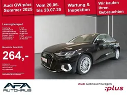 Schwarz Gebraucht 2024 Audi A3 Advanced Plus Limousine | 29.324 € (Guter Preis)