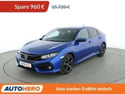 Blau Gebraucht 2017 Honda Civic Elegance Limousine | 14.760 € (Etwas zu teuer)