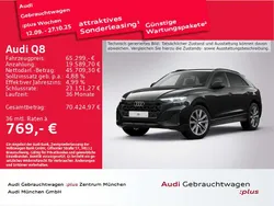 Mythosschwarz metallic Gebraucht 2025 Audi Q8 SUV | 65.299 € (Teuer)