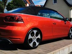 Rot Gebraucht 2012 VW Golf Cabriolet Exclusive Cabrio | 7.199 € (Fairer Preis)