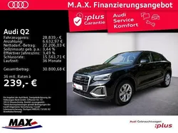 Mythosschwarz metallic Gebraucht 2024 Audi Q2 Advanced Plus SUV | 28.839 € (Fairer Preis)