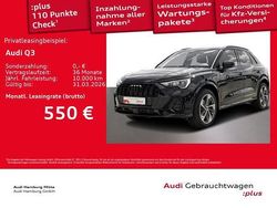 Schwarz (mythosschwarz metallic) Gebraucht 2025 Audi Q3 S-Line SUV | 45.451 € (Teuer)