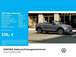 Grau Neu 2024 VW T-Roc Cabriolet Style Cabrio | 35.460 €