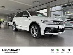 Pure white (weiß) Gebraucht 2020 VW Tiguan Allspace Highline SUV | 30.980 € (Teuer)