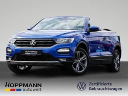 Blau Gebraucht 2021 VW T-Roc Cabriolet Style Cabrio | 24.990 € (Guter Preis)
