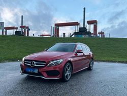 Rot Gebraucht 2014 Mercedes C220 AMG line Kombi | 16.350 € (Teuer)