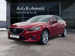 Rubinrot metallic Gebraucht 2014 Mazda 6 Sports-Line Limousine | 13.990 € (Superpreis)