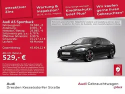 Mythosschwarz metallic Gebraucht 2022 Audi A5 Sportback Business Limousine | 39.980 € (Etwas zu teuer)