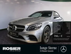 Silber / hightechsilber (metallic) Gebraucht 2024 Mercedes C200 AMG Cabrio | 47.676 € (Fairer Preis)