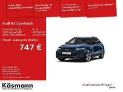 Blau Gebraucht 2024 Audi A3 Sportback Ambiente Limousine | 56.780 €
