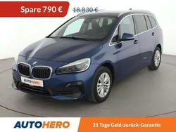 Blau Gebraucht 2021 BMW 218 Gran Tourer Advantage Van / Kleinbus | 18.040 € (Guter Preis)