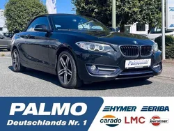 Schwarz Gebraucht 2015 BMW 220 Sport Line Cabrio | 17.999 € (Fairer Preis)