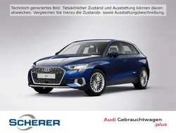 Navarrablau metallic (metallic) Gebraucht 2024 Audi A3 Ambiente Limousine | 27.900 € (Guter Preis)