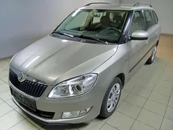 Cappuccinobeige metallic Gebraucht 2010 Skoda Fabia Ambiente Kombi | 2.000 € (Superpreis)