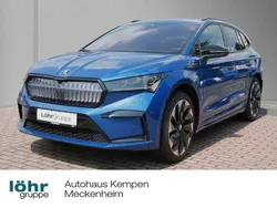 Raceblau metallic Gebraucht 2025 Skoda Enyaq iV SportLine SUV | 50.550 € (Fairer Preis)