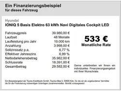 Grau Neu 2025 Hyundai Ioniq 5 Basis SUV | 39.980 € (Fairer Preis)
