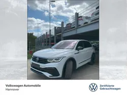 Oryxweiß perlmutteffekt Gebraucht 2021 VW Tiguan R-line SUV | 38.780 € (Teuer)