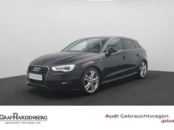 Mythosschwarz metallic Gebraucht 2016 Audi A3 S-Line | 17.880 € (Guter Preis)