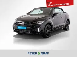 Deep black perleffekt schwarz Gebraucht 2024 VW T-Roc Cabriolet R-line Cabrio | 33.440 € (Guter Preis)