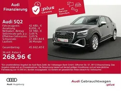 Mythosschwarz metallic Gebraucht 2024 Audi SQ2 Design SUV | 42.480 € (Etwas zu teuer)