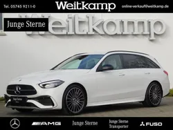 Polarweiß Gebraucht 2023 Mercedes C180 AMG Kombi | 40.945 € (Teuer)