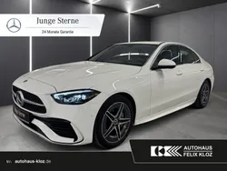 Weiß Gebraucht 2024 Mercedes C300 AMG Limousine | 47.700 € (Fairer Preis)